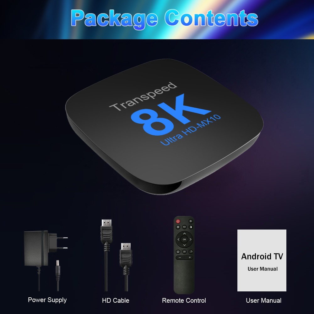 Transpeed Android 13 TV Box