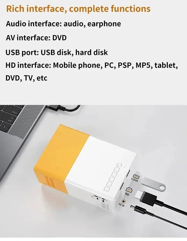 Mini Home LED Entertainment Projector